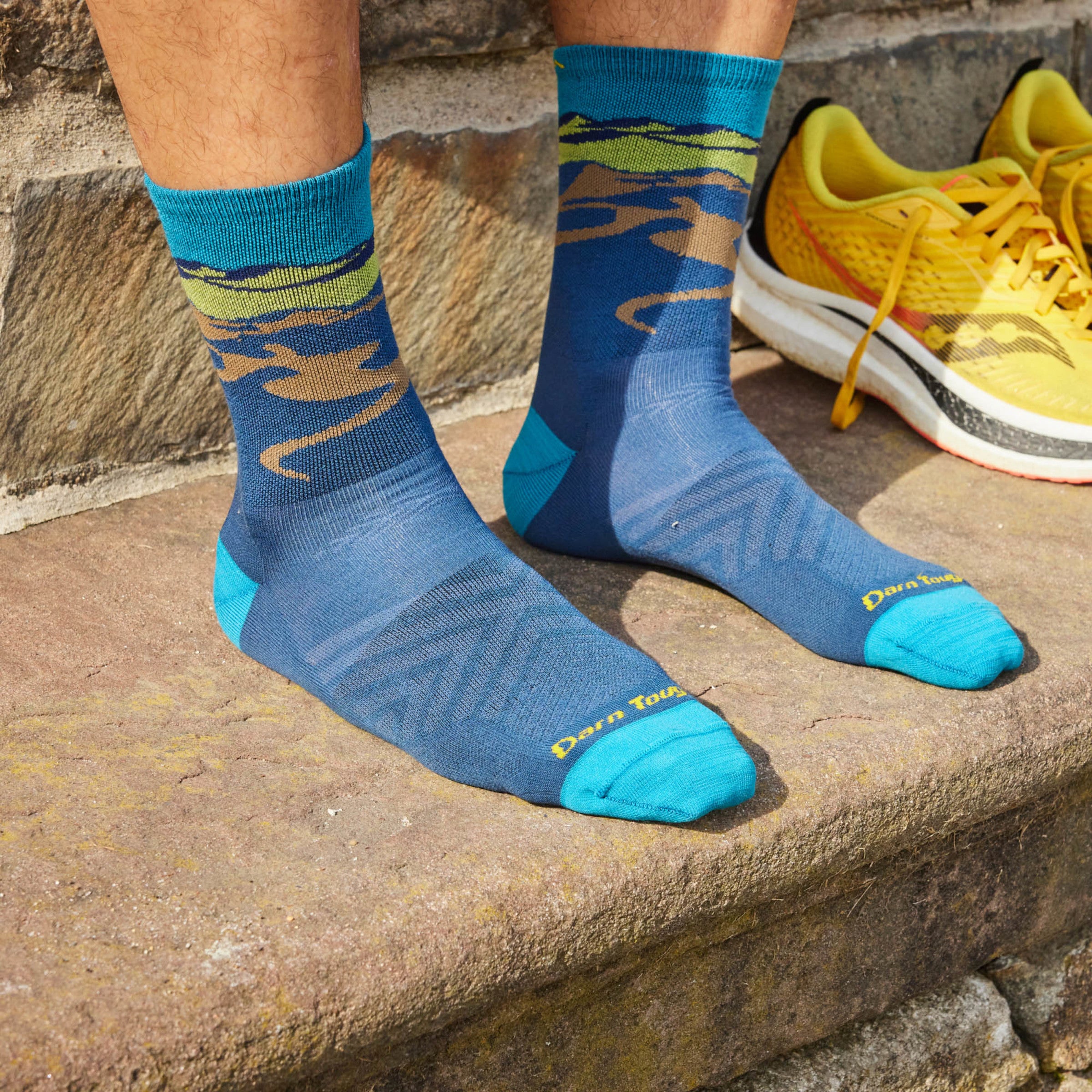 Men's Ridge Runner Micro Crew Ultra-Lightweight Running Socks - Image 5