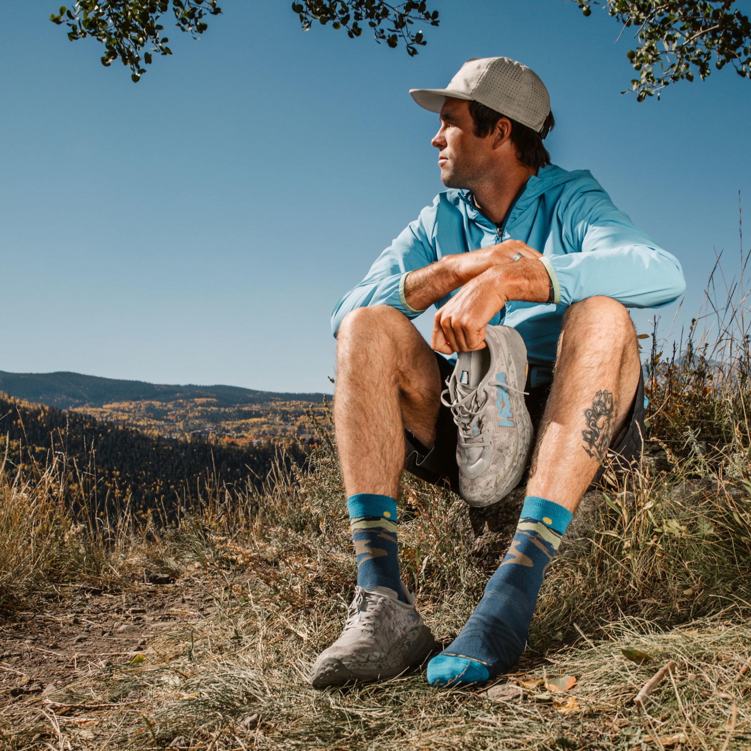 Men's Ridge Runner Micro Crew Ultra-Lightweight Running Socks - Image 6