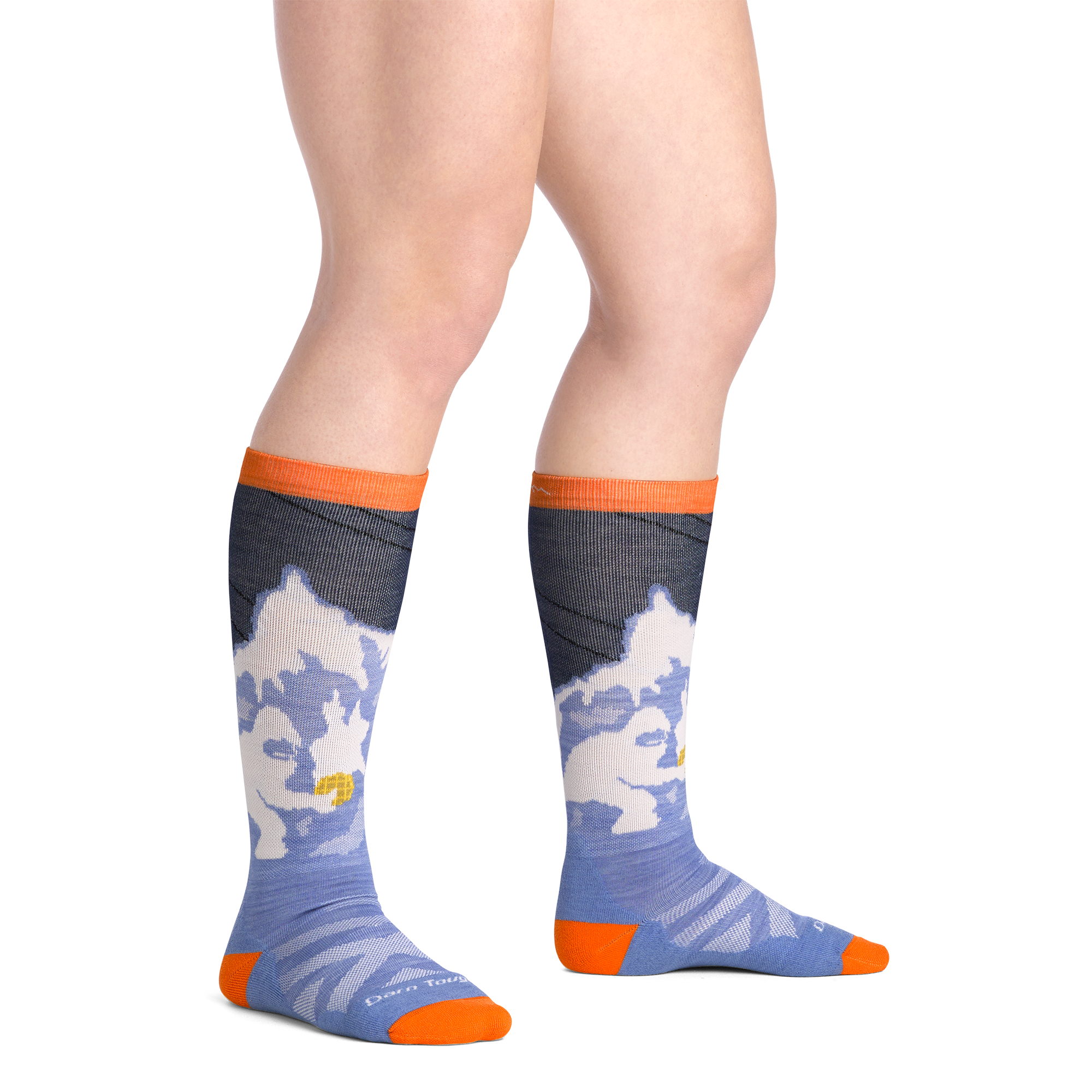Kids Little Yeti Over-the-Calf Midweight Ski & Snowboard Socks - Image 4